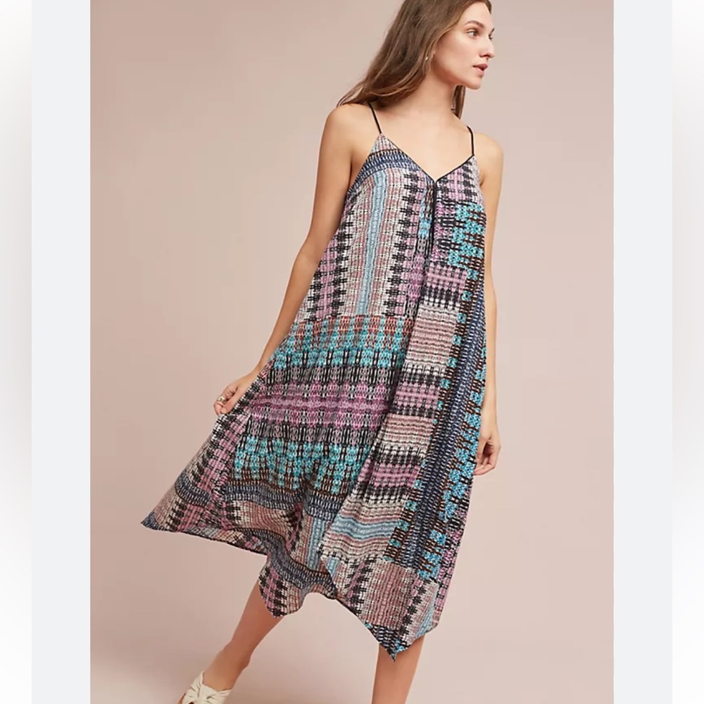 Anthropologie midi dress is